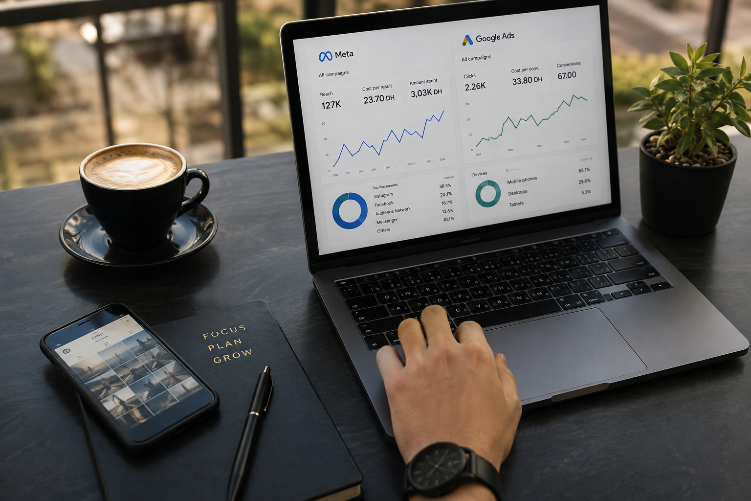Gestion de publicité en ligne au Maroc : comment choisir entre Meta Ads et Google Ads en 2026 ?